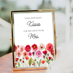 Love in Bloom Wildflower How Many Kisses Game Poster