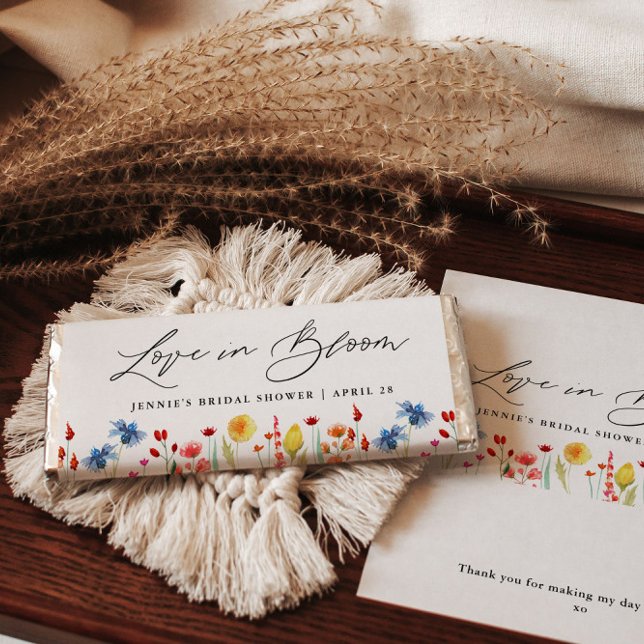 Love in Bloom Wildflowers Candy Bar Wrapper (Creator Uploaded)
