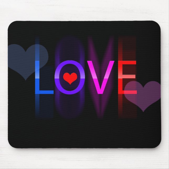 Love in colours mouse mat (Front)