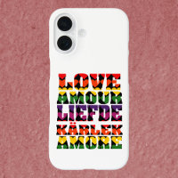 Love in Different Languages Dark Rainbow