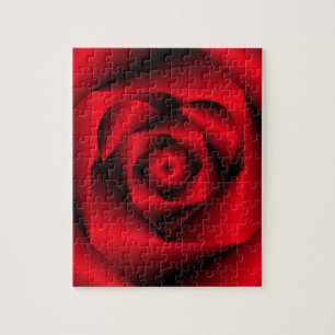 Love in Disguise - The Heart of a Rose Jigsaw Puzzle