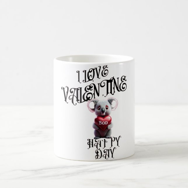 Love in Every Detail – Valentine’s Day Logo Design Coffee Mug (Center)