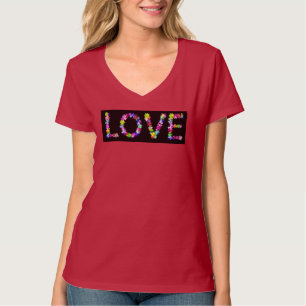 Love in Every Form Floral Typography Achempong T-Shirt