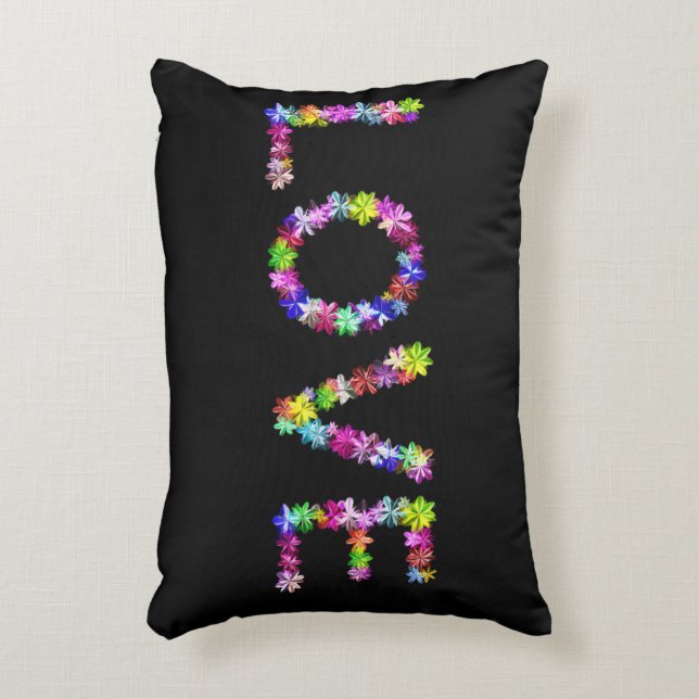 Love in Every Form | Inspirational  Decorative Cushion (Front(Vertical))