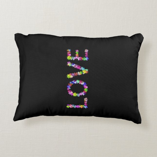 Love in Every Form | Inspirational  Decorative Cushion (Back)