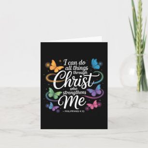 Love In Faith Christian For Gils Women I Can Do Al Card