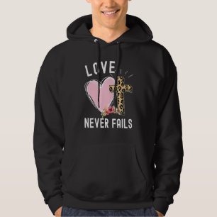 Love In Faith Never Fails Christian Graphic Tees J