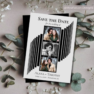 Love in Frames Modern Photo Save the Date