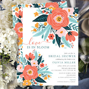 Love in Full Bloom Bridal Shower Invitation