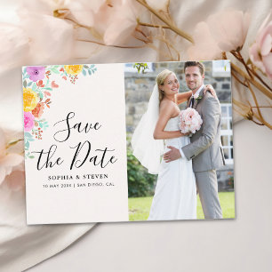Love in Full Bloom – Spring Celebration Wedding Postcard