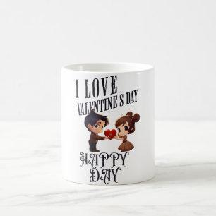 "Love in Full Bloom – Valentine’s Day Floral Desig Coffee Mug