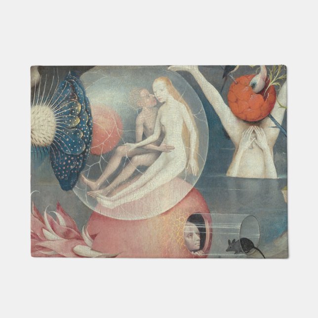 Love In Hell By Hieronymus Bosch Doormat (Front)