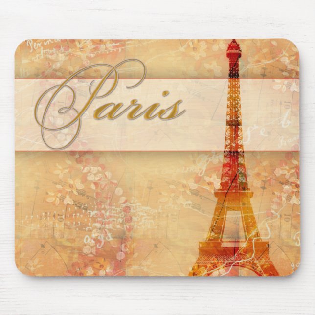 Love in Paris Mouse Mat (Front)
