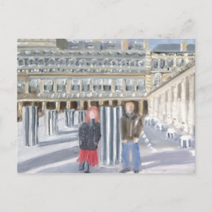 LOVE IN PARIS POSTCARD