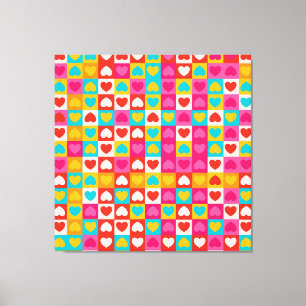 Love in Patterns Canvas Print