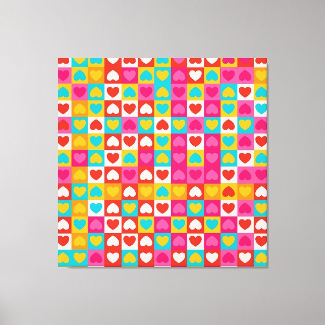 Love in Patterns Canvas Print (Front)