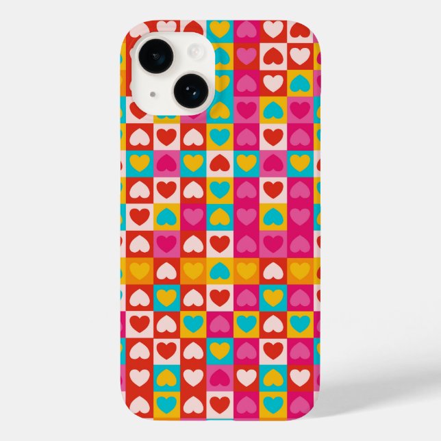 Love in Patterns Case-Mate iPhone Case (Back)