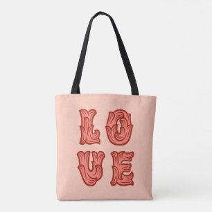 Love in Pink Tote Bag