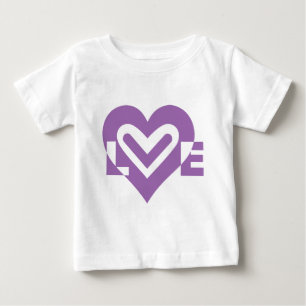 Love in Purple Baby T-Shirt