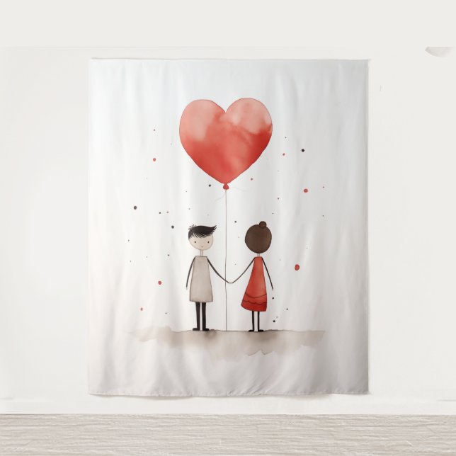 Love in Simplicity Tapestry (Front)