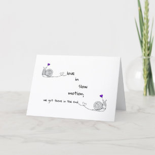 Love in Slow Motion Folded Card
