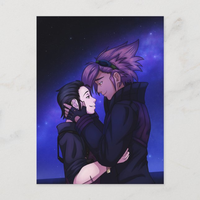 Love in Space Postcard (Front)