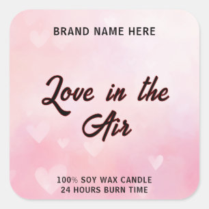 Love in the Air Candle – Custom Romantic Label