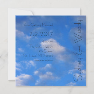Love in the Air Wedding Invitation