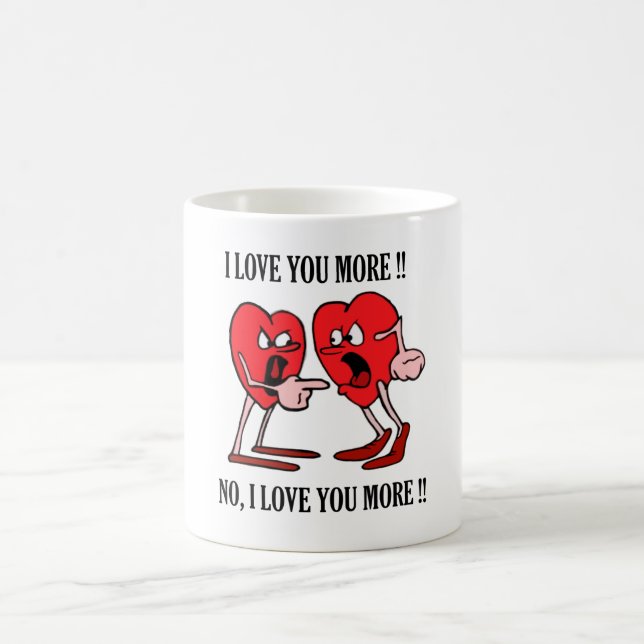 'Love in the air' White 11 oz Classic White Mug (Center)