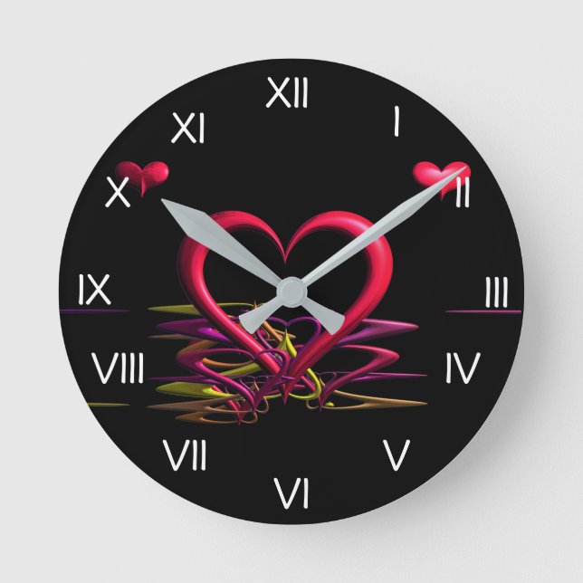 Love in the Darkness Round Clock (Front)