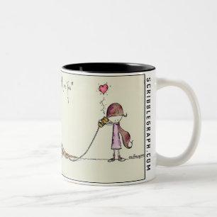 Love in the Digital Age Two-Tone Coffee Mug