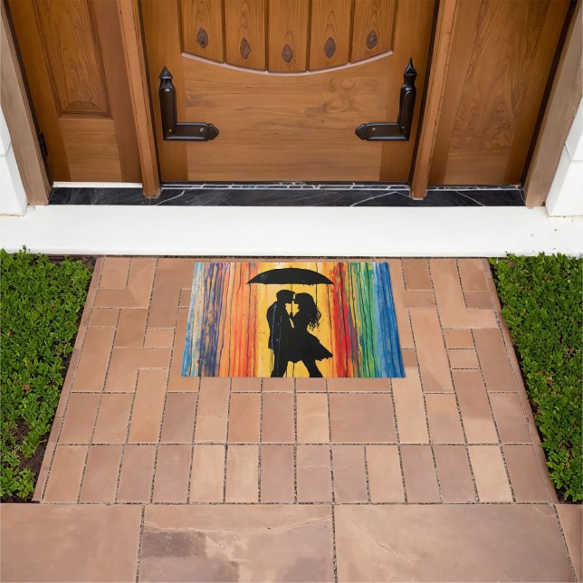 Love in the Rainbows Doormat (Outdoor)