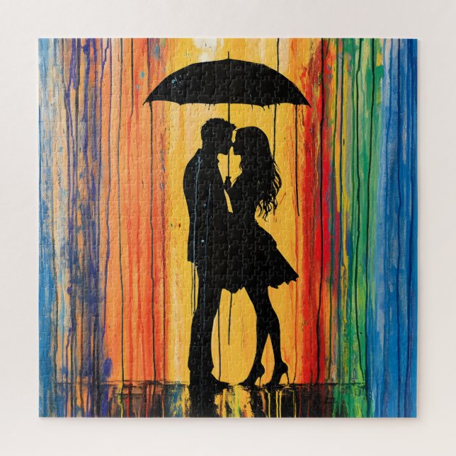 Love in the Rainbows Jigsaw Puzzle (Vertical)