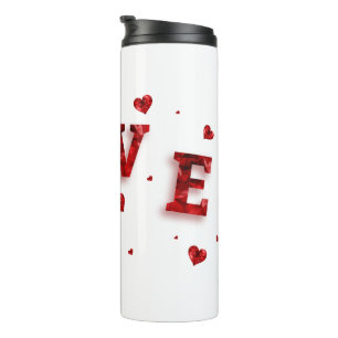 Love in your heart thermal tumbler