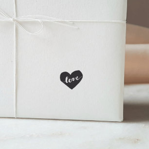 LOVE Inscribed Heart Stamp