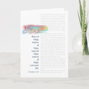 Love Inspirational Greeting Card