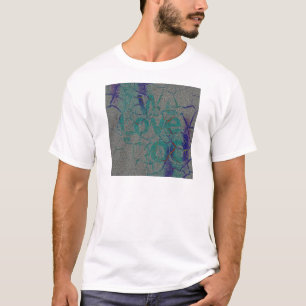Love Inspirational Text Art Design T-Shirt