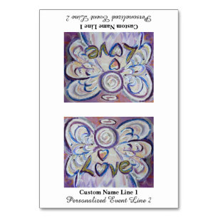 Love Inspirational Word Angel Table Tent Card
