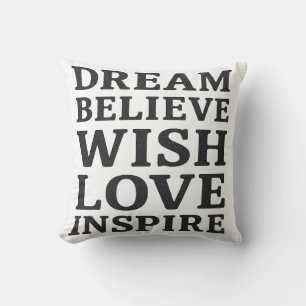 Love Inspire – Motivational Quote Pillow Print