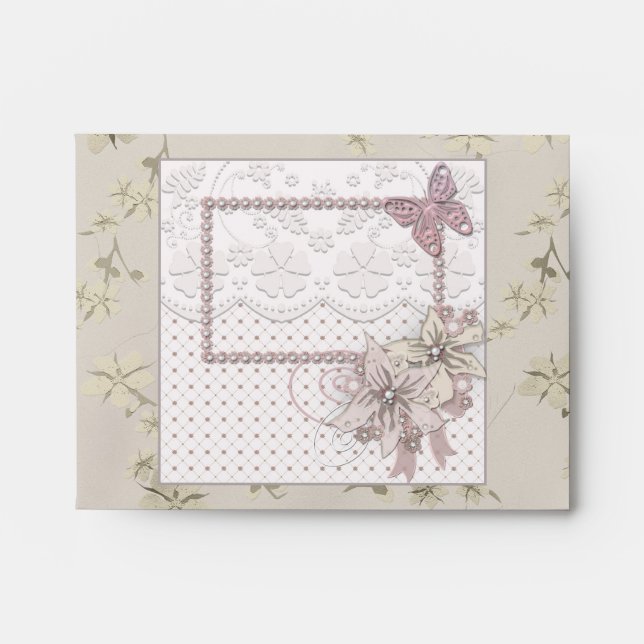 Love, invitation, wedding, Valentine's day Envelope (Front)