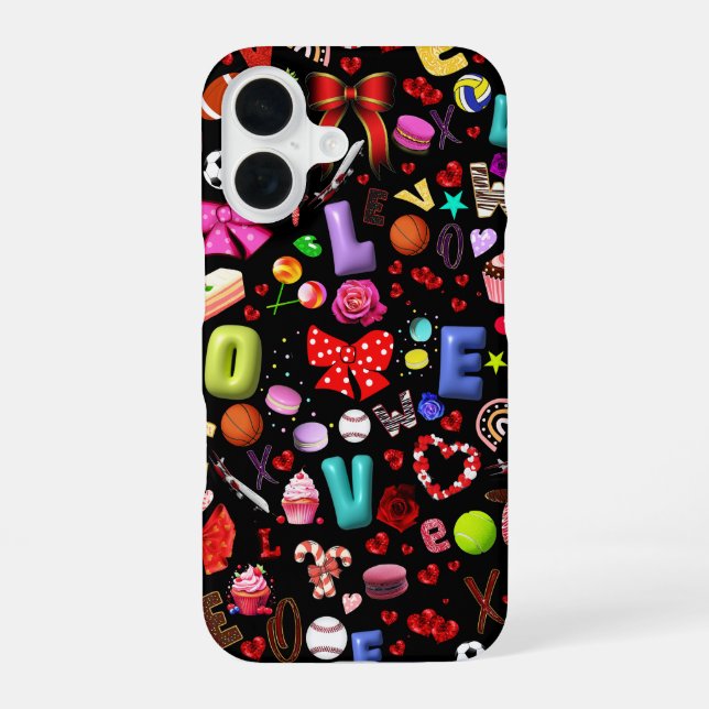 Love iPhone 16 Case (Back)
