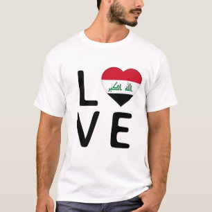 Love - Iraq Flag T-Shirt