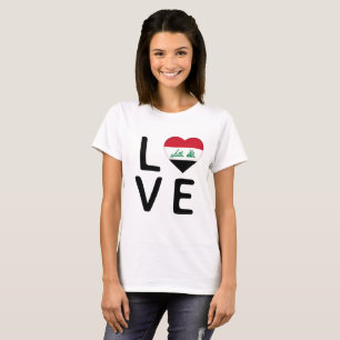 Love - Iraq Flag T-Shirt