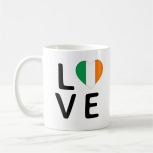 Love - Ireland Flag Coffee Mug