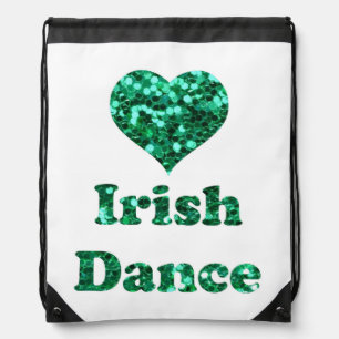 Love Irish Dance Drawstring Bag