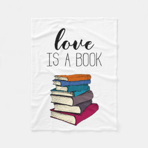 love is a book blanket for book lover