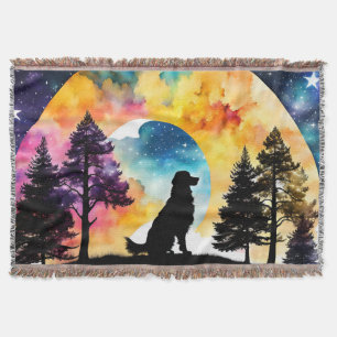 Love is a Dog waiting for you Throw Blanket