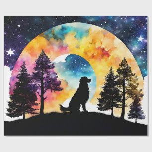 Love is a Dog waiting for you Wrapping Paper
