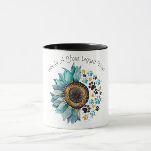 Love Is A Four Legged Word, Dog Lover, Dog Mum Mug