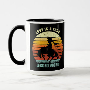 Love Is A Four Legged Word - Hores lovers Mug